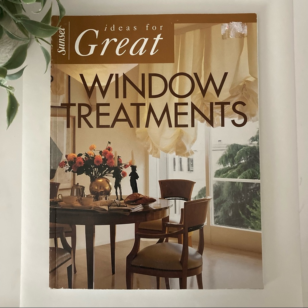 SUNSET “Window Treatments” Home Decor & Inspiration Book